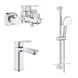 фото Комплект змішувачів для ванни Grohe Cubeo (UA125246M)