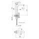 Смеситель для раковины Qtap Lipno высокий QTLIPNO1023H101CB Black Matt