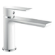 фото Змішувач для умивальника HAIBA ALEX 001 LONG WHITE-CHROME (HB9563)