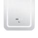 Дзеркало Qtap Mideya (DC-F911) 500х800 з LED-підсвічуванням Touch, з антизапотіванням, з годинником, димером, рег. яскравості QT2078F911W