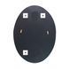 Зеркало Lidz Latwa 140.07.11 (1) 650х800 настенное овальное с декором LD78LA6580