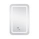 Дзеркало Qtap Mideya (DC-F911) 500х800 з LED-підсвічуванням Touch, з антизапотіванням, з годинником, димером, рег. яскравості QT2078F911W