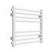 Рушникосушарка водяна Lima П8 600х500 Deffi нержавіюча сталь (Чорний, Нижнє підключення)