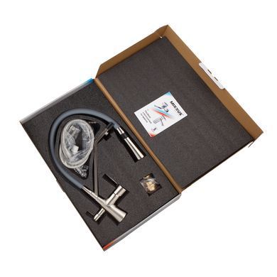 фото Змішувач для кухні Mixxus Premium Magnet 021 SS COLOR REFL.GREY (MI6976)