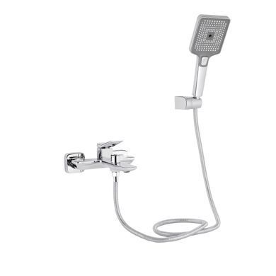фото Смеситель для ванны Qtap Presto (c душевым гарнитуром) QTPRE259CRM45574 Chrome