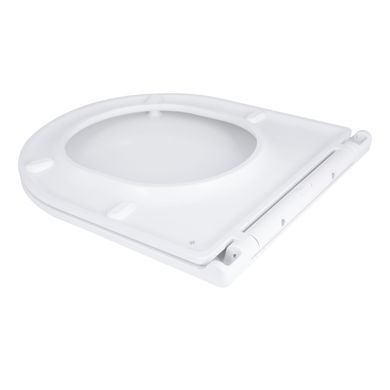 фотографія Унітаз підлоговий Qtap Dove Rimless безобідковий з сидінням Soft-close WHITE QT06228380BW