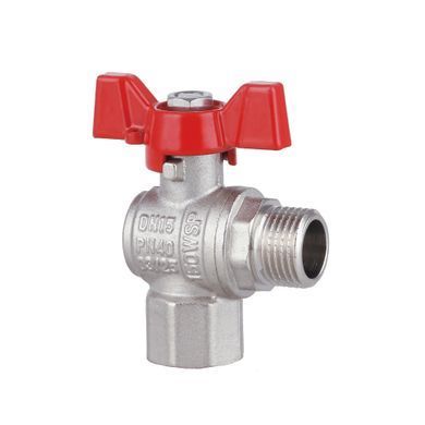 фото Кран шаровой Thermo Alliance Forte 1/2" ВН для воды угловой (бабочка) SF267W15