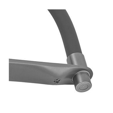 фотографія Змішувач для кухні Mixxus Premium DERBY 021 (NUT) GRAPHITE REFL.BLACK з виходом для питної води (MI6612)