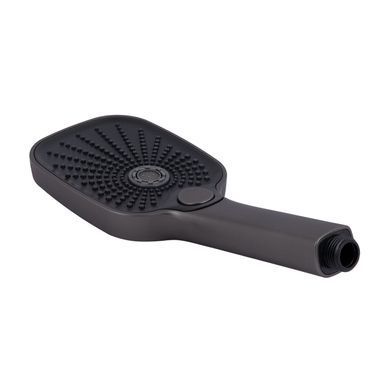 фотографія Змішувач для ванни Qtap Gemini (з душовим гарнітуром) QTGEM259GMB45684 Gunmetal Black PVD