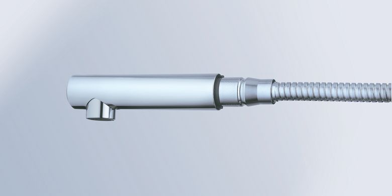 фото Змішувач для кухні з висувним виливом Grohe Minta (32168000)