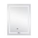 Дзеркало Qtap Mideya (DC-F936) 500х800 з LED-підсвічуванням Touch, з антизапотіванням, з годинником, димером, рег. яскравості QT2078F936W