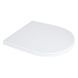 Унітаз підлоговий Qtap Dove Rimless безобідковий з сидінням Soft-close WHITE QT06228380BW