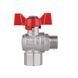 Кран шаровой Thermo Alliance Forte 1/2" ВН для воды угловой (бабочка) SF267W15