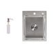 Мойка для кухни интегрированная Lidz Handmade H4050 (LDH4050BRU39258) Brushed Steel 3,0/1,0 мм