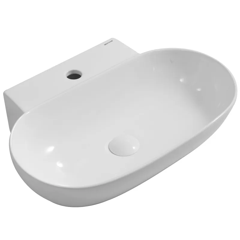 фото Раковина підвісна MIXXUS PREMIUM DIVERSE-0201 560х390х125mm з отвором під змішувач (MP6510)