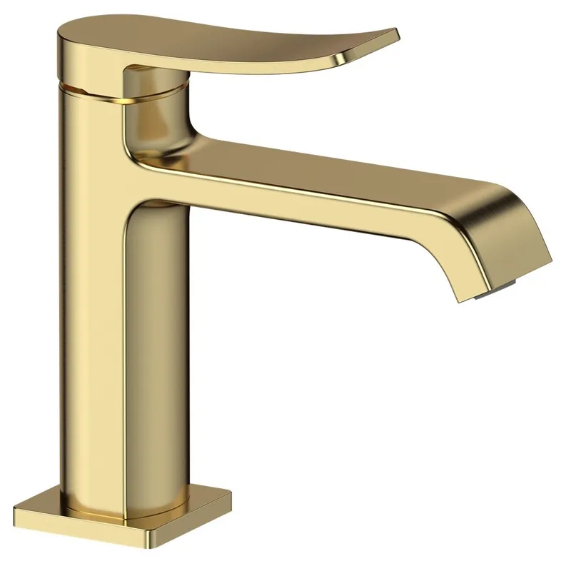 фото Змішувач для умивальника Mixxus Premium DALI 001 NUT Brushed Gold (MI6762)