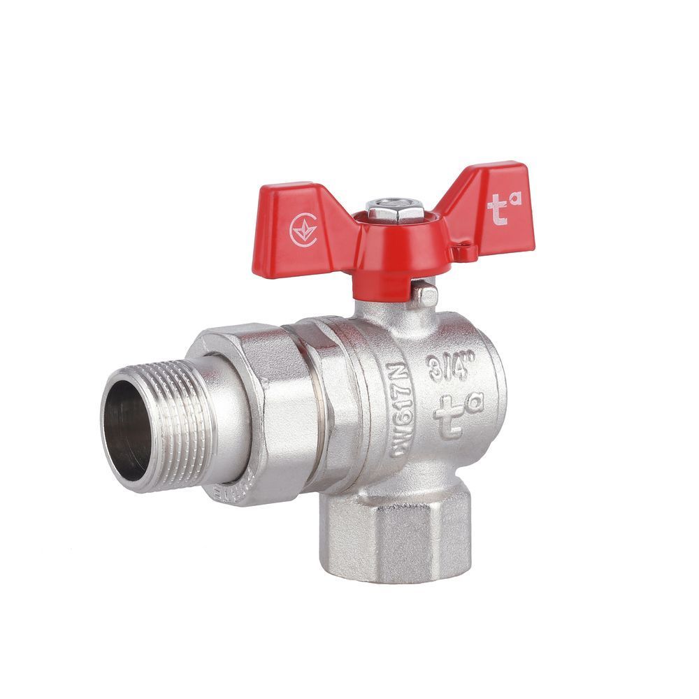 фотографія Кран кульовий &laquo;Американка&raquo; Thermo Alliance Forte 3/4" кутовий SF221W20