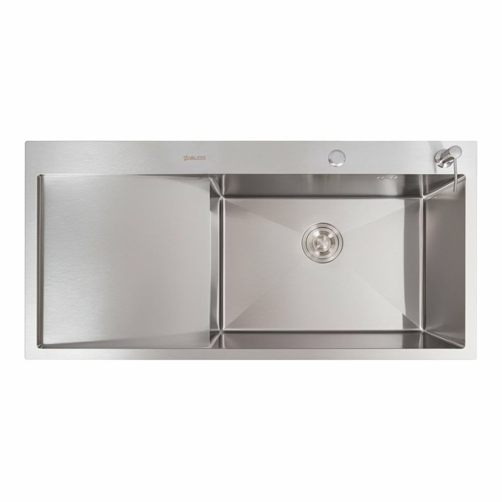 фото Кухонна мийка нержавійка CM 100*50 R VALESO Handmade (3.0/0.8)
