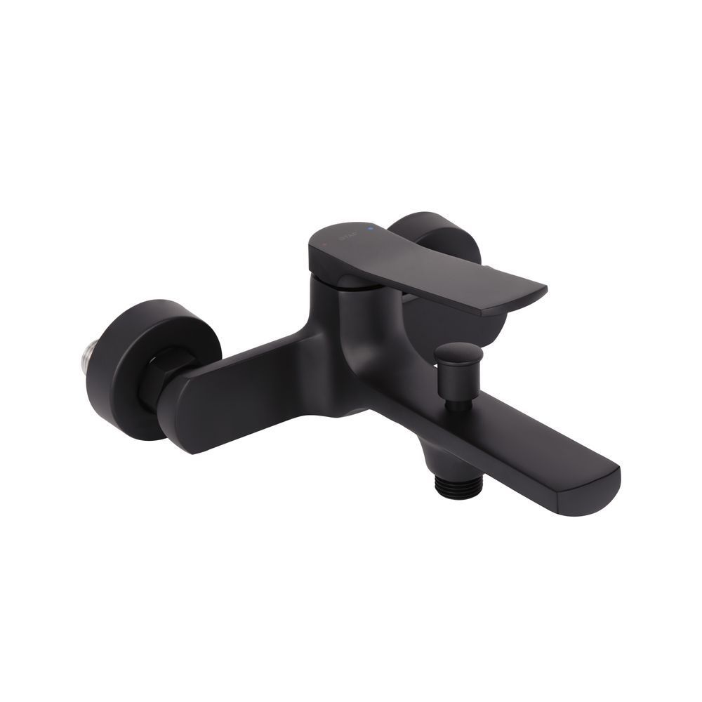 фото Смеситель для ванны Qtap Slavonice QTSLA259BLM45918 Black Matt