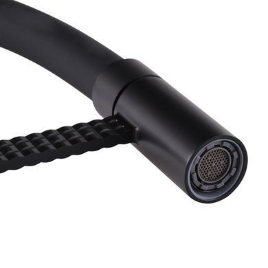 фото Змішувач для кухні Mixxus Premium Oliwer 017 BLACK REFL.BLACK (MI6966)