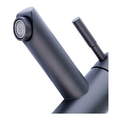 фото Змішувач для умивальника Champion SUS-001-A Black (нерж. сталь)