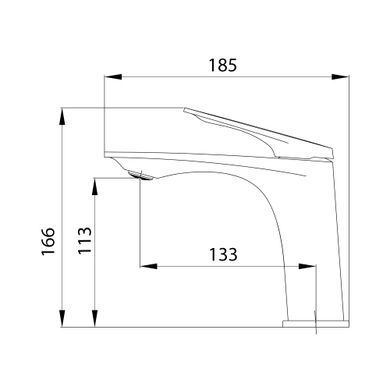 фото Смеситель для раковины Qtap Vlasta New QTVLA270GMB45641 Gunmetal Black PVD