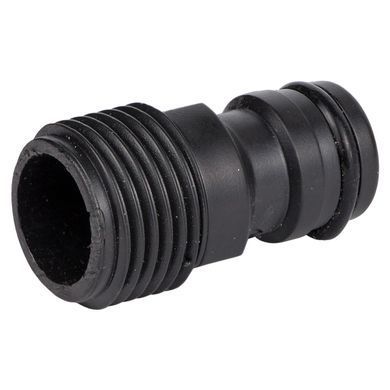 фото Адаптер для конектора 1/2" з зовнішньою різьбою 1/2" (ABS) GRAD (5016355)