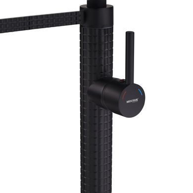 фото Змішувач для кухні Mixxus Premium Oliwer 017 BLACK REFL.BLACK (MI6966)