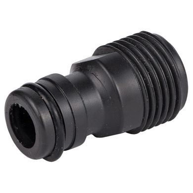 фото Адаптер для конектора 1/2" з зовнішньою різьбою 1/2" (ABS) GRAD (5016355)