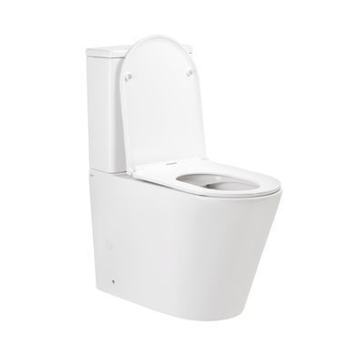 фото Унитаз-компакт Qtap Scorpio безободковый с сиденьем Soft-close QT14222125ARW