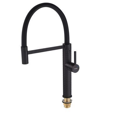 фото Змішувач для кухні Mixxus Premium Oliwer 017 BLACK REFL.BLACK (MI6966)