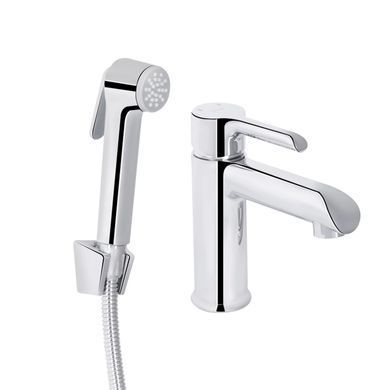 фото Смеситель для раковины Qtap Grand (с гигиеническим душем) QTGRA272CRM45670 Chrome