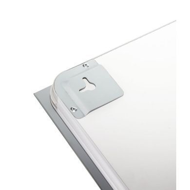 фотографія Дзеркало Qtap Mideya (DC-F937) 600х800 з LED-підсвічуванням Touch, з антизапотіванням, з годинником, димером, рег. яскравості QT2078F937W