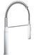 Змішувач для кухні з гнучким виливом Grohe Eurocube (31395000)