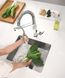 Змішувач для кухні з гнучким виливом Grohe Eurocube (31395000)