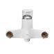 Змішувач для ванни PLAMIX CEZAR-006 EURO WHITE (без шланга, лійки та кронштейна) (PM0735)