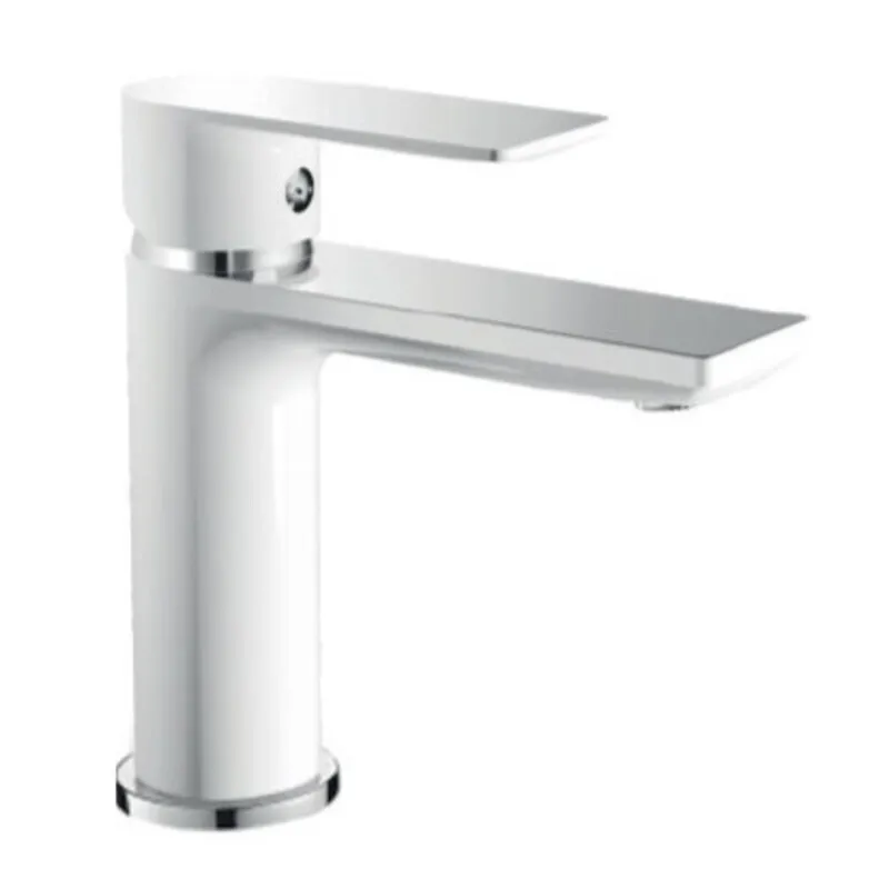 фото Змішувач для умивальника HAIBA ALEX 001 WHITE-CHROME (HB9562)