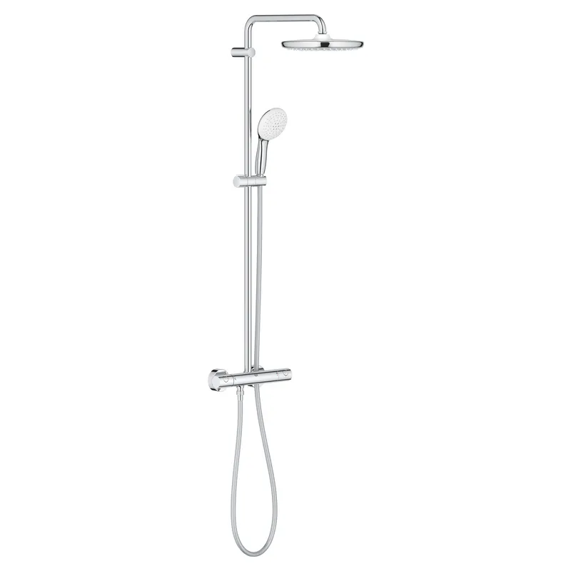 фото Душова система з термостатом для настінного монтажу Grohe Tempesta System 250 (26670001)