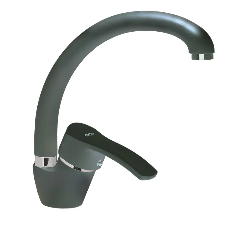 фото Змішувач для кухні Zerix YUB 279 Grey (ZX4786)