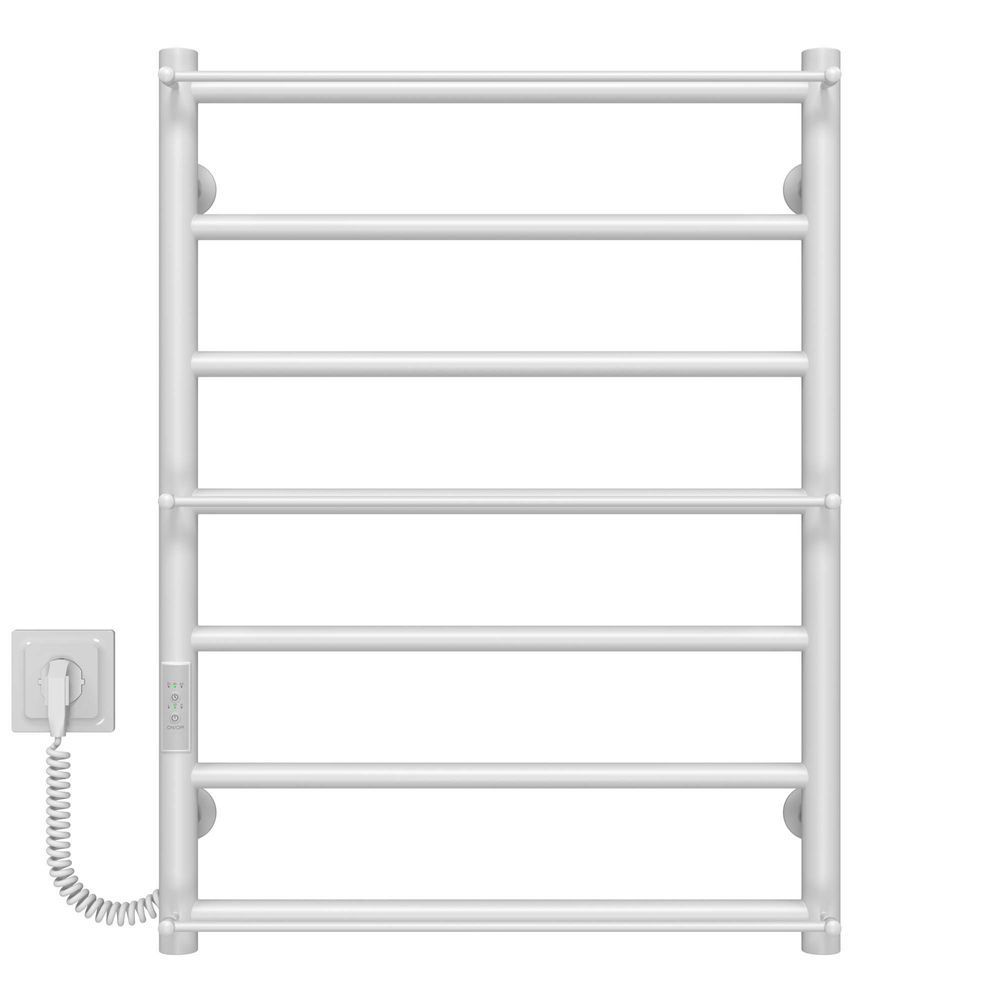 фото Рушникосушарка електрична Ladder П7 500х700 Deffi нержавіюча сталь (Білий, WD03, Ліве підключення)