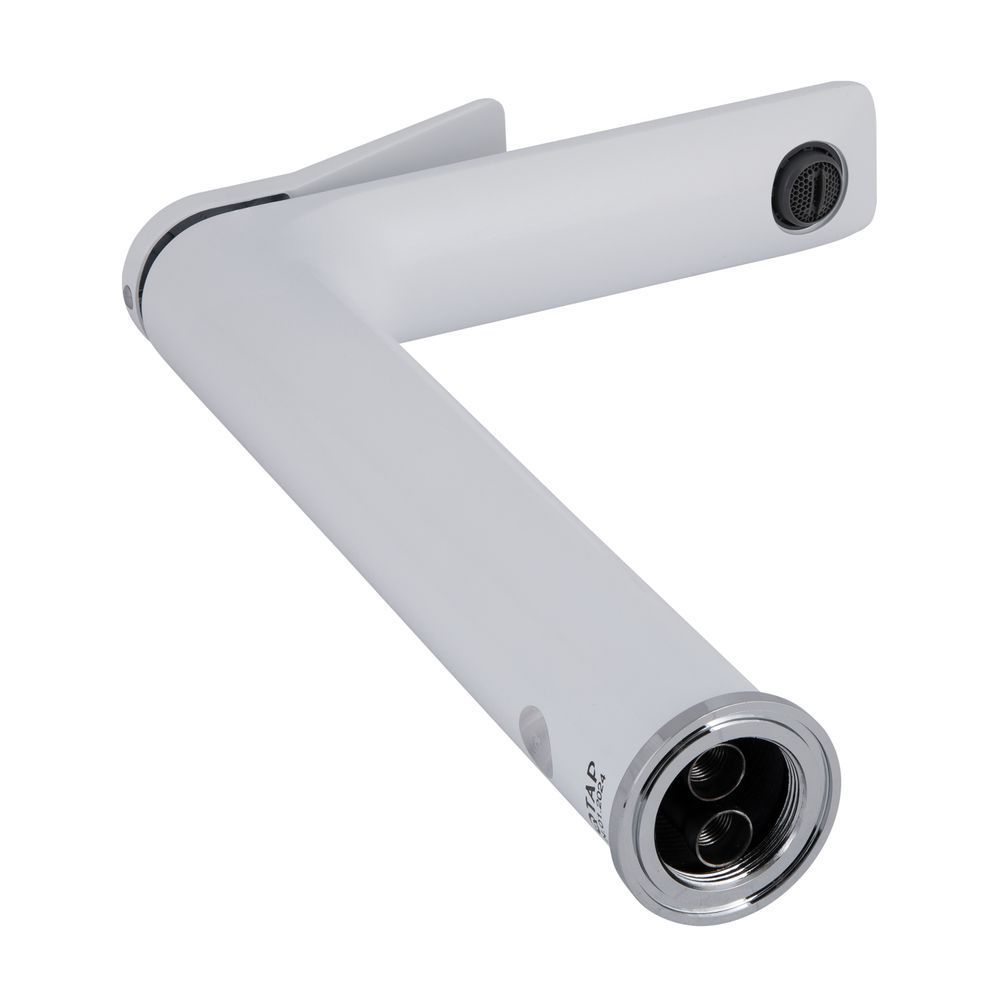 фотографія Змішувач для раковини Qtap Presto високий QTPRE269CRW45577 Chrome/White