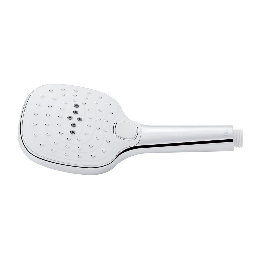 фото Лейка для ручного душа Qtap Rucni 120х120 мм прямоугольная QTHLA120N3KCW Chrome/White