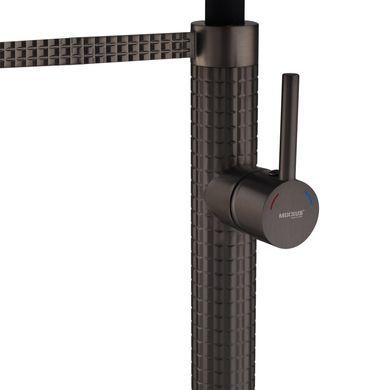 фото Змішувач для кухні Mixxus Premium Oliwer 017 GRAPHITE REFL.BLACK (MI6967)