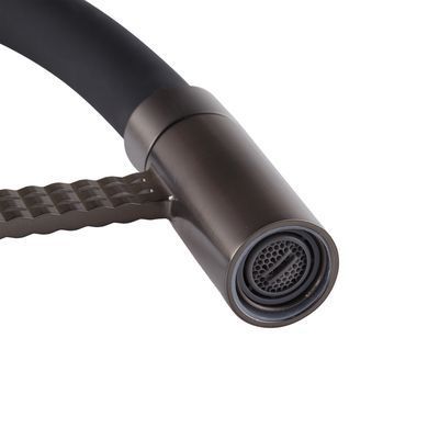 фото Змішувач для кухні Mixxus Premium Oliwer 017 GRAPHITE REFL.BLACK (MI6967)