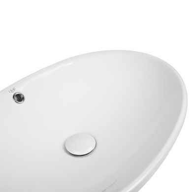 фотографія Раковина-чаша Qtap Dove 625х415х150 White з донним клапаном QT06113077W