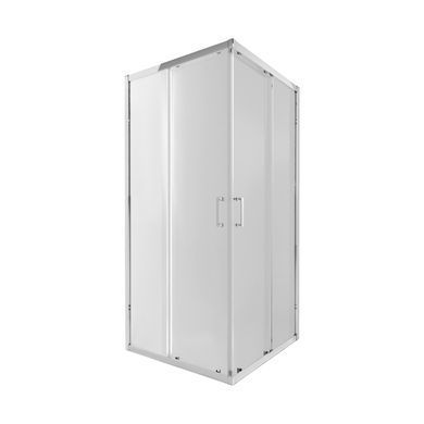 фото Душевая кабина Qtap Taurus CRM1099SC6 90х90 см, стекло Clear 6 мм покрытие CalcLess, без поддона