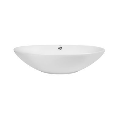 фотографія Раковина-чаша Qtap Dove 625х415х150 White з донним клапаном QT06113077W