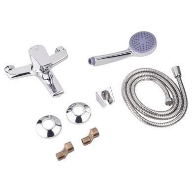 фото Смеситель для ванны Lidz Gloria 006 (c душевым гарнитуром) (k35) LDGLO006CRM35118 Chrome