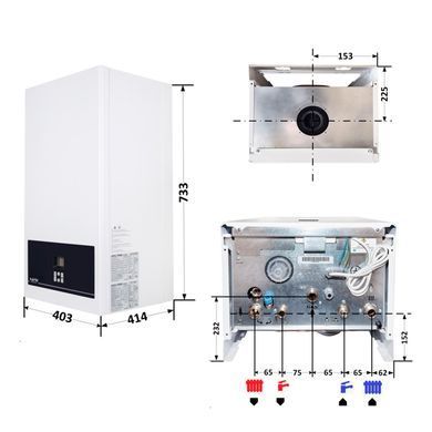 фотографія Котел газовий Airfel DigiFEL Premix 30 кВт