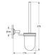 Ершик для унітазу Grohe Essentials Authentic (40658001)